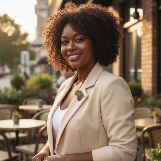 Broche "Nsoroma" - Enfant des étoiles -