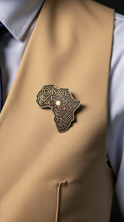 Broche "Nsoroma" - Enfant des étoiles -