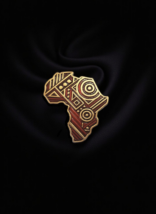 Broche "Nkyinkyim" - L'art de l'adaptabilité -